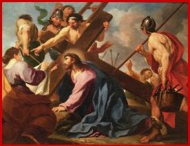 Ecole de LE BRUN  J�sus et V�ronique